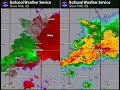 Radar Loop for Brief Tornado and Straight Line Wind Damage near Brookings, SD