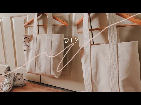 DIY TOTE BAG FOR BEGINNERS | abetweene - YouTube