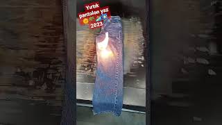 Tasarım 2023 Yaz Modası Yırtık Pantolon