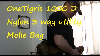 OneTigris1000D Nylon Waist Pack 3Way Modular deployment Utility Molle bag