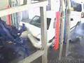 Morons crash in Car Wash! Video