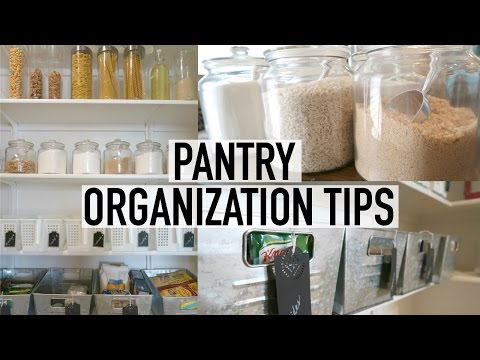 PANTRY ORGANIZATION + TOUR | 10 TIPS FOR AN ORGANIZED PANTRY | ORGANIZE WITH ME - YouTube