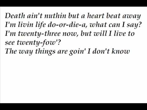 GANGSTERS PARADISE COOLIO LYRIC gangsters paradise coolio lyric: