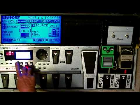 Boss GT-10 Tutorial - "Using the Assigns" by Glenn DeLaune