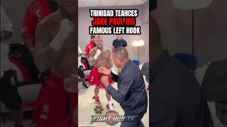 Felix Trinidad Teaches Jake Paul His Signature Left Hook