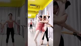 How Would You Rate Her Splits? Pink Dancing Girls Flexibility Test