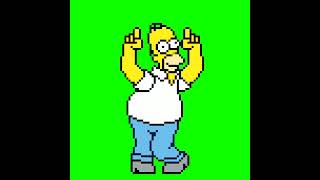 Гомерчик Флексит Под Хромакей Homer Dancing Green Screen