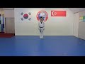 Blue Tip Belt Pattern by Hyun TKD Academy
