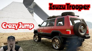 Isuzu Trooper Crazy Jump & Crash