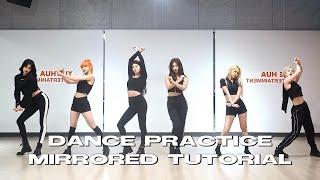 Everglow - Dun Dun Dance Practice Mirrored Tutorial