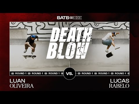 Luan Oliveira's Fakie Hardflip Vs. Lucas Rabelo's Frontside 180 Heelflip | DEATH BLOW