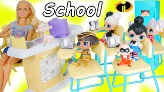 The Incredibles 2 Baby Jack Jack at School | LOL SURPRISE Fun Toys + Dolls for Kids | ToyEggVideos The Incredibles 2 Baby Jack Jack at School | LOL SURPRISE Fun Toys + Dolls for Kids | ToyEggVideos