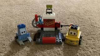 Cars 3 Lego Juniors Gudio And Luigis Pit Stop