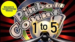 Pinball Number Count Segments 1 To 5, 5 Minutes