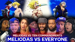 Meliodas Vs Ten Commandments 7 Deadly Sins 2 Ep 19 Reaction Highlights