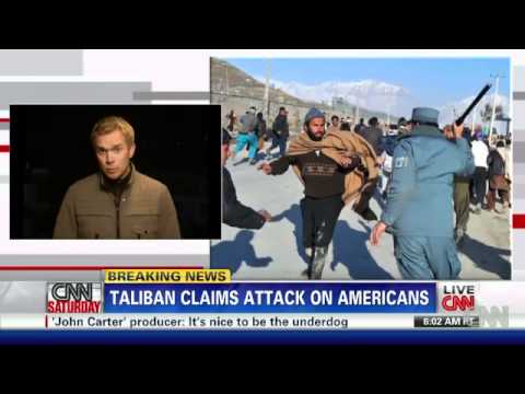 Taliban claim Afghanistan attack that killed U.S. contractors.