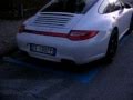 Porsche 997 Carrera 4S - White on black