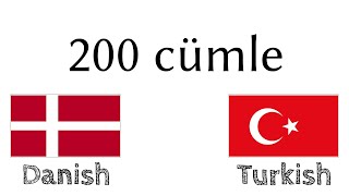 200 Cümle - Danca - Türkçe