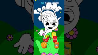 New Sprunki Colour Food Challenge