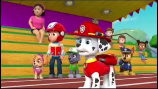 Paw Patrol - Smiling Took The Marshalls Fire Truck From Pups Save A Flying Frog