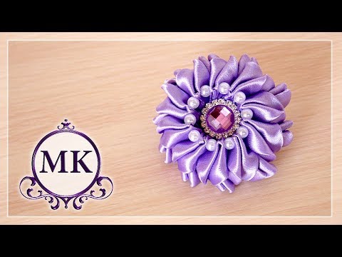 Как сделать зефирки канзаши Как сделать зефирки канзаши