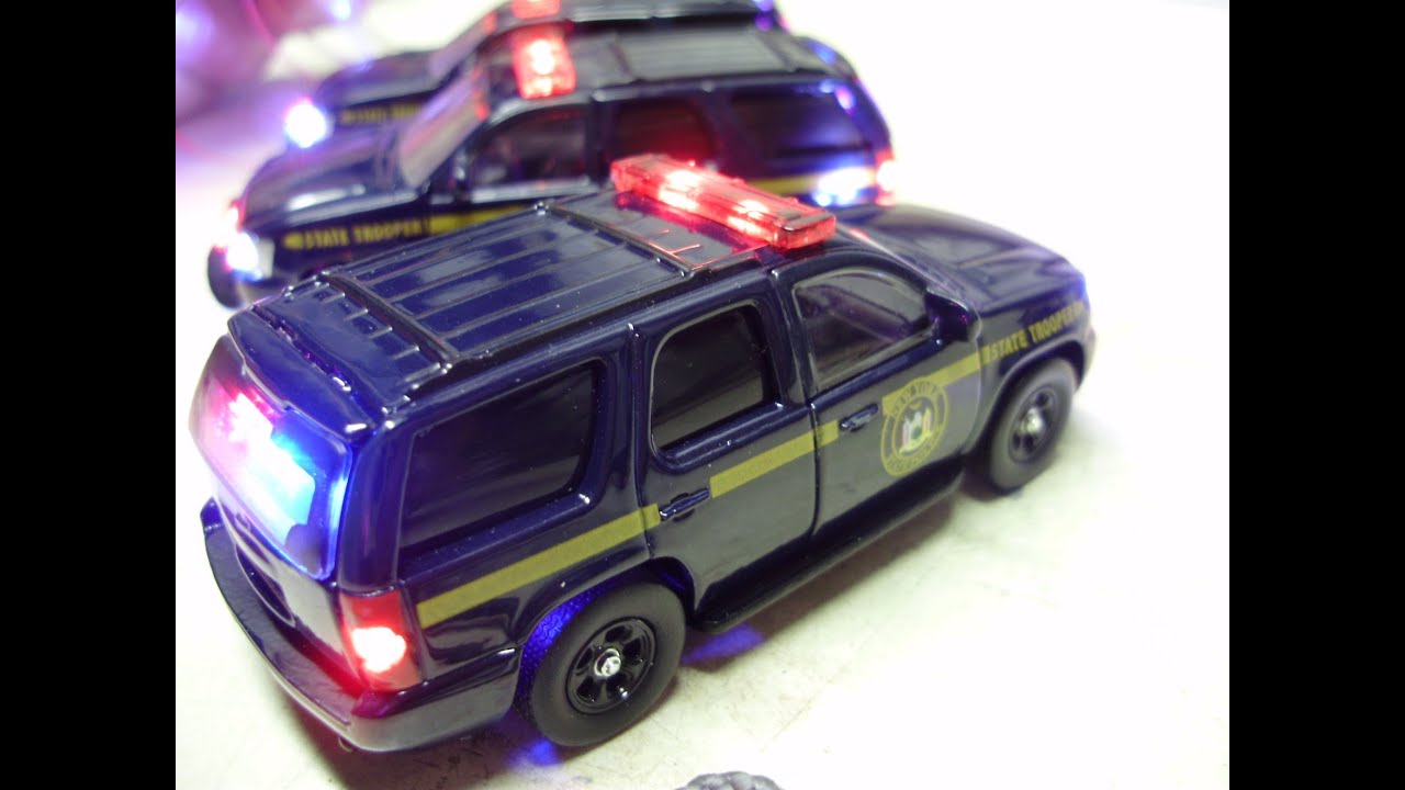 John's Custom JADA Hero Patrol 64th scale New York State Police Tahoes