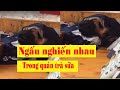 Clip cặp đôi mặc áo học sinh hôn nhau trong quán trà sữa
