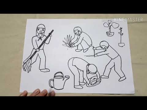 Mĩ thuật lớp 2. Chủ đề 12. Môi trường quanh em -Tiết 1