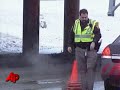 Raw Video: Trucker Gets Rig Stuck Under Bridge