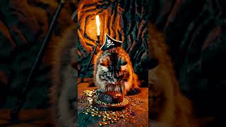 Pirate Cat Found His Birthday Treasure