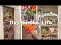 Spring Day in the Life! | pantry organization & tour, farmers market + grocery haul!