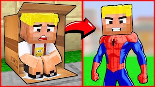 EFEKAN'S LIFE FROM POVERTY TO SUPER HERO! 😱 - Minecraft