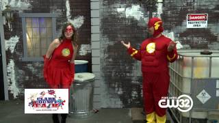 Nicole DeCosta finds at date at Superhero Adventure