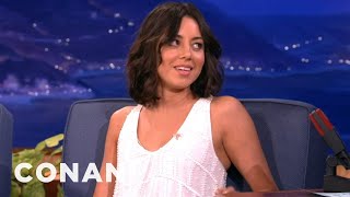 Aubrey Plaza's Masturbation Scene Was, Um, Awkward | CONAN on TBS