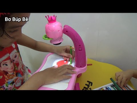 Bộ đồ chơi vẽ tranh tô màu giúp bé phát tiển tư duy sáng tạo. Bơ Búp Bê Youtube