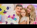 Nastya and her birthday party 8 years old