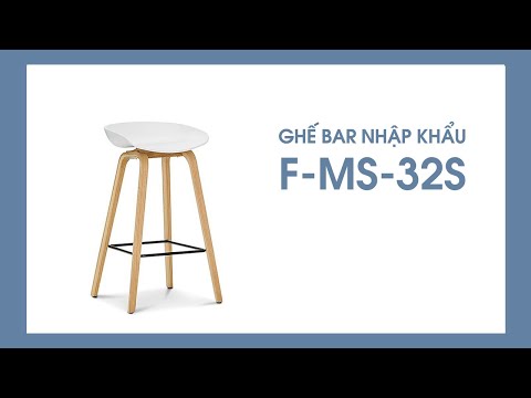GHẾ BAR NHẬP KHẨU F MS 32S