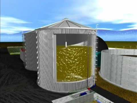 How does a biogas plant work?
