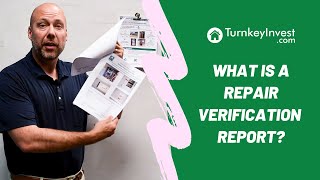 What is a Repair Verification Report?