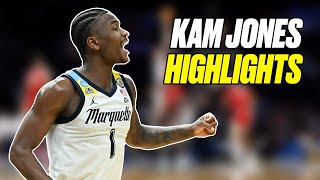 Kam Jones March Madness Highlights At Marquette 2021-2025