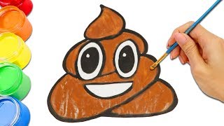 Cute and Funny Emojis Drawing, Painting, and Coloring by AWESMR art!