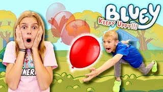Help. Balloon Keepy Uppy Challenge Bluey Inspired