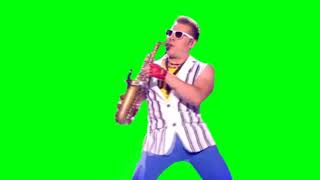 Скачать 🔥 «Мем: Epic Sax Guy - Футаж На Зеленом Фоне»