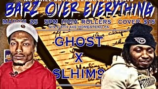 NCBL Presents Barz Over Everything ****MG Ghost vs Slhim9****