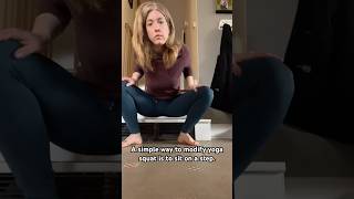 Yoga Squat Variation On A Step Deepen Mobility & Strength
