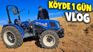 Köyde 1 Gün Vlog - Traktör İle Yolculuk T480S