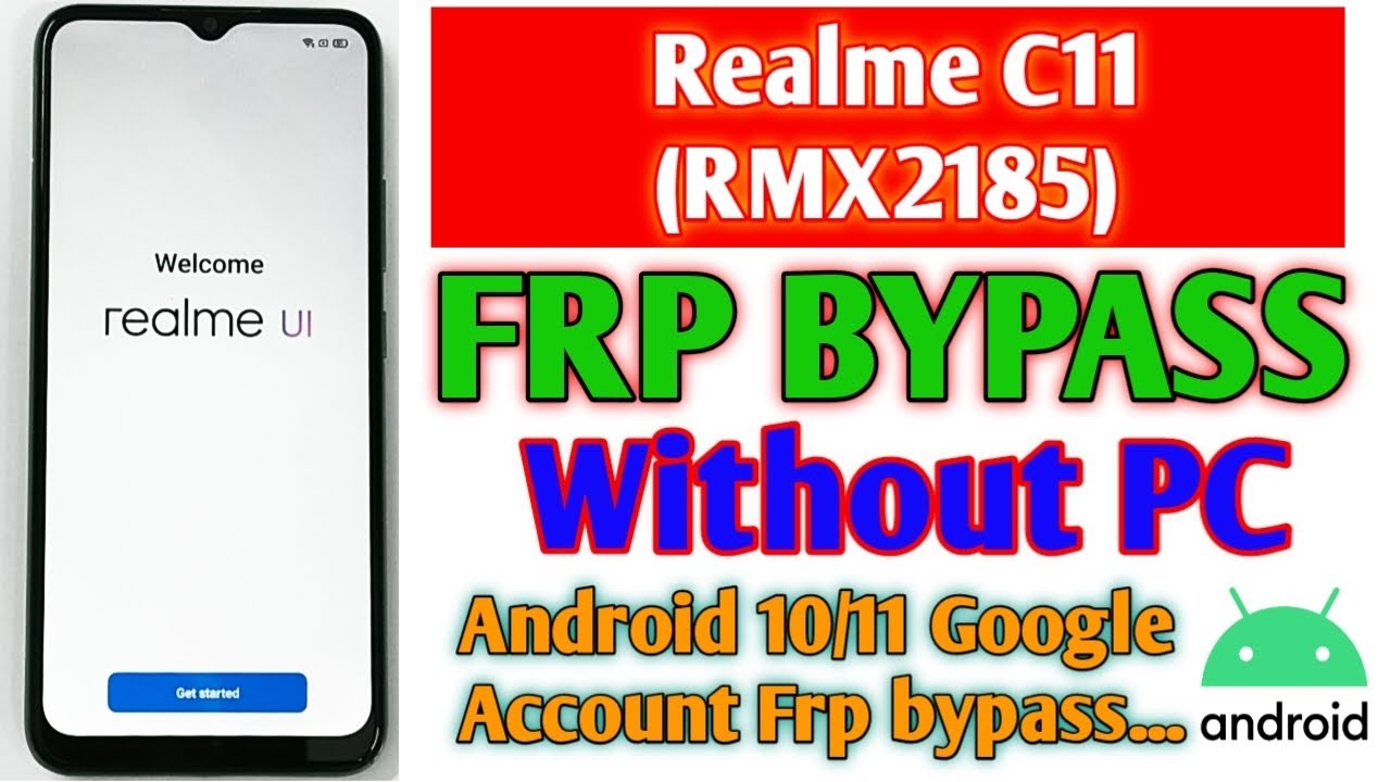 Realme C11 (RMX2185) Frp bypass without PC | Google Realme C11 (RMX2185) Frp bypass without PC | Google
