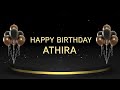 Wish you a very Happy Birthday Athira