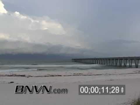 7/9/2005 Hurricane Dennis Video, Part 6. Time-lapse Video Pensacola Beach, FL.