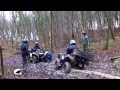 sortie en quad dans la boue